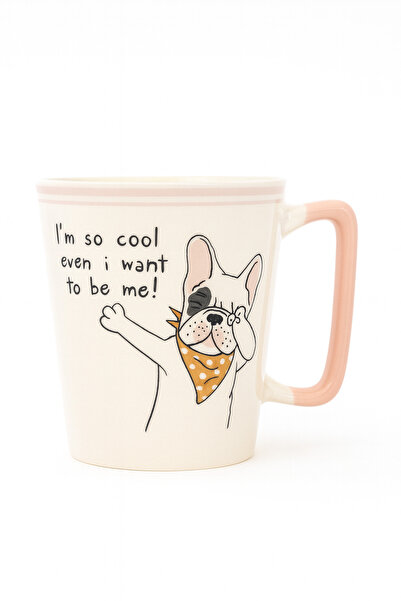 uğurlu dükkan French Bulldog Mug with Handle