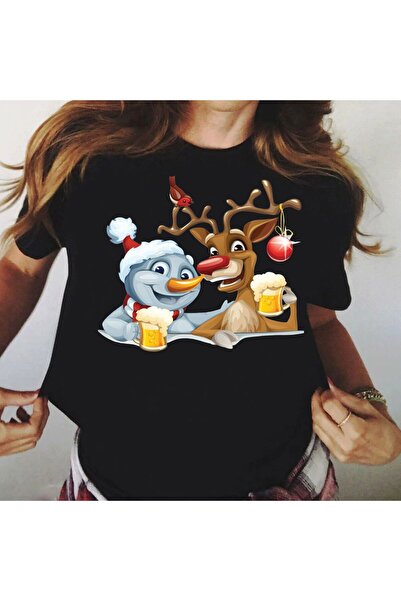 OEM 100% Cotton T-shirt Black Happy