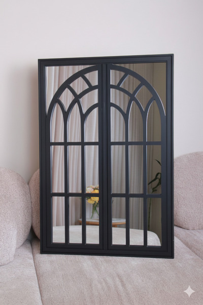 Generic Elegant mirror set with a luxurious frame, 97 x 66 cm