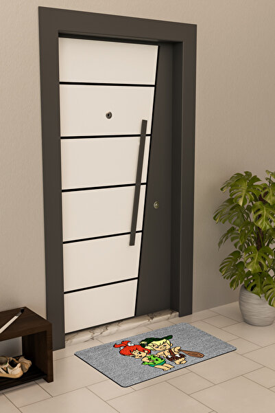 Dormot High-Quality Digital Printing, Standard, Pebble Stone-Themed Doormat