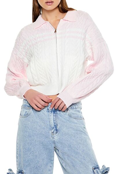 Forever 21 Örgü Desenli Hırka