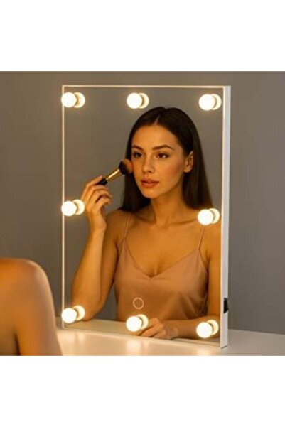 Tessari Makeup Mirror with 8 LED Bulbs 30 x 40 cm