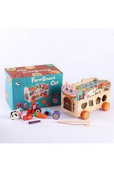 TEONA CONCEPT Multifunctional 3-in-1 wooden toy car, Montessori,
