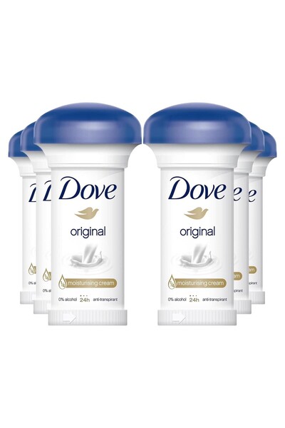 Dove Original Moisturising Cream Deodorant 50ml - 3 PACK