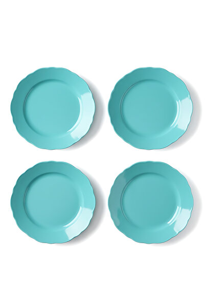 Joie Maison Luz 4'lü Seramik Servis Tabak Seti Turkuaz(28 cm)