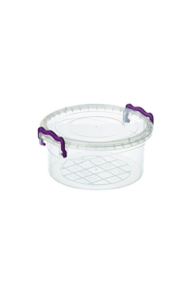 LYOBEST Cutie de Depozitare alimente, rotunda, cu manere si capac, 2, 2L, dim...