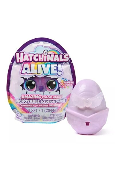 Hatchimals Rainbow Splash Alive - Purple Figurine (Spin Master)