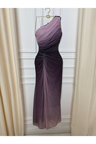 ABRARYZ Tulle dress with tiered colors and sequins