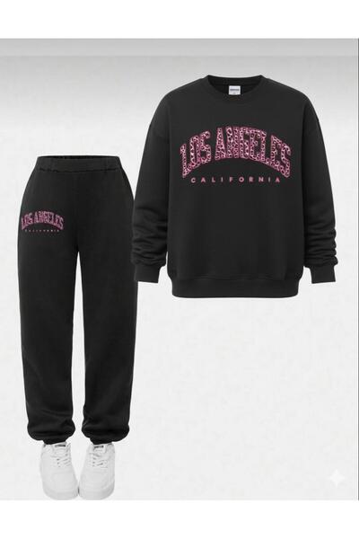 No Plan SET DE PENTRUȚĂ PENTRU FETE, ROZ, LEOPARD, LOSANGELES, IMPRIMAT, CU G...