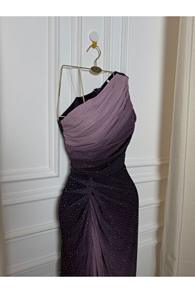 ABRARYZ Tulle dress with tiered colors and sequins