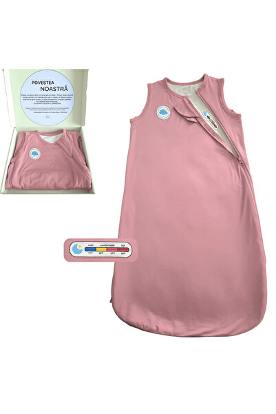 Miriboo Sleeping Bag for Babies and Children 0-6 and 6-12 months, Winter, 1.5 TOG, BAMBOO, Temperature Indicator