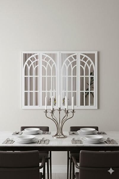 Generic Elegant mirror set with a luxurious frame, 97 x 66 cm