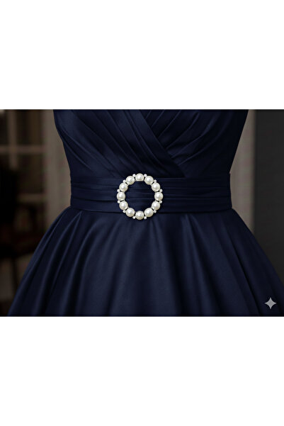 Estilo Lingerie Pearl Stone Evening Dress Belt Buckle, Designer Belt Buckle, Evening Dress Accessory