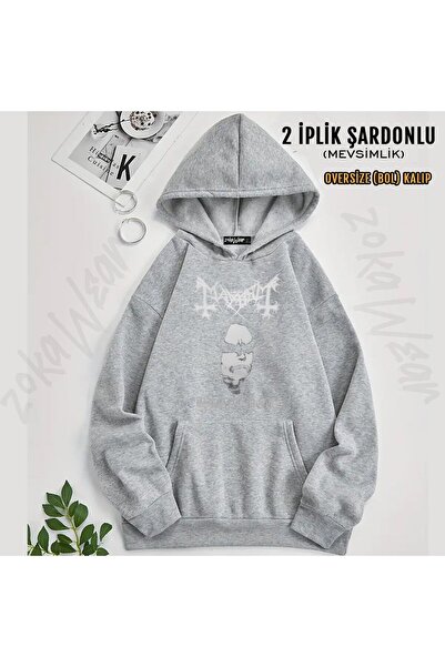 ZOKAWEAR Mayhem V13 Printed Hooded Sweatshirt (2 Thread)