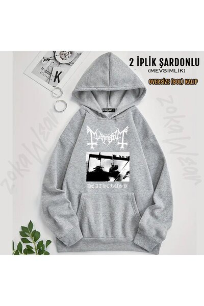 ZOKAWEAR Mayhem v9 Принтирана суитшърт с качулка (2-слойна)