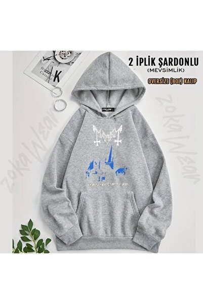 ZOKAWEAR Mayhem V20 Printed Hooded Sweatshirt (2 Thread)
