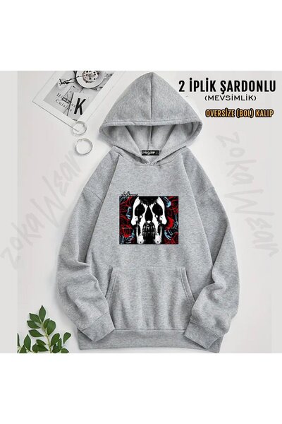 ZOKAWEAR Deftones v6 cu imprimeu cu glugă Swea tricou (2 fire)