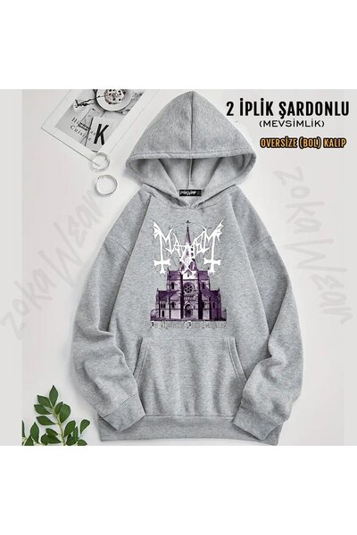 ZOKAWEAR Mayhem V4 Printed Hooded Sweatshirt (2 Thread)