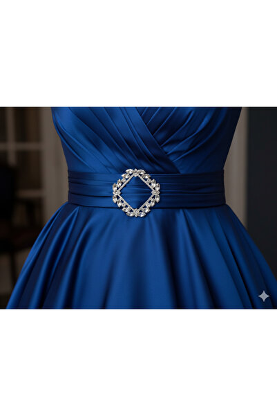 Estilo Lingerie Crystal Stone Silver Color Evening Dress Belt Buckle, Design Belt Buckle, Evening Dress Accessory