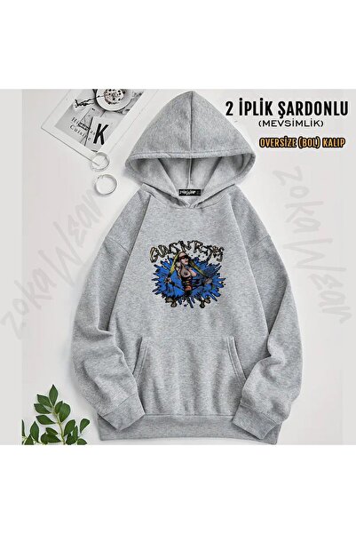 ZOKAWEAR Guns N Roses V18 Printed Hooded Sweatshirt (2 Thread)