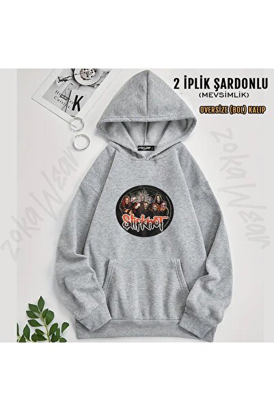 ZOKAWEAR Slipknot v30 cu imprimeu cu glugă Swea tricou (2 fire)