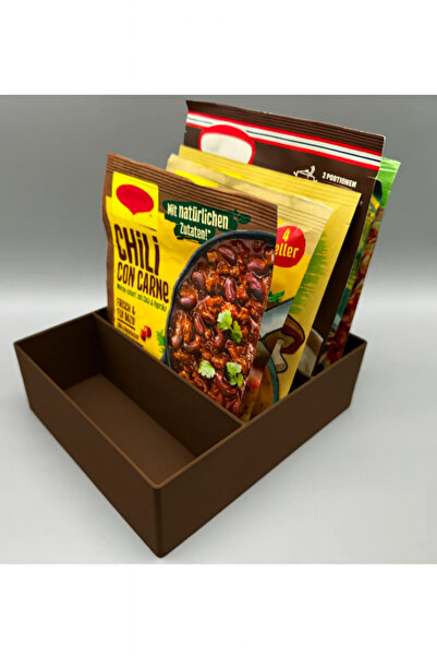 3DAKSESUAR 3-Compartment Organizer for Kitchen Soup Etc.