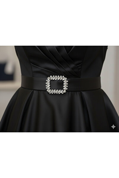 Estilo Lingerie Crystal Stone Silver Color Evening Dress Belt Buckle, Design Belt Buckle, Evening Dress Accessory