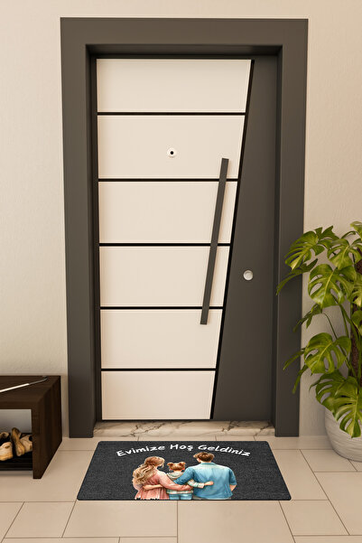 Dormot High-Quality Digital Printing, Welcome to Our Family and Home Themed Doormat