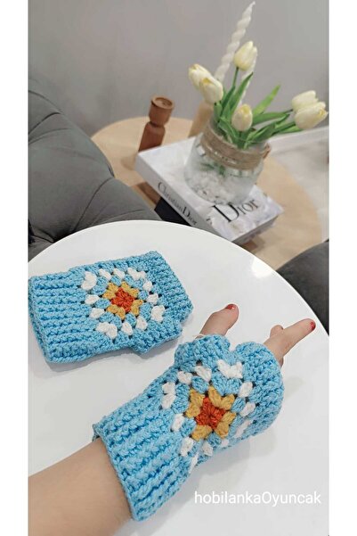 hobilanka Mănuși tricotate manual