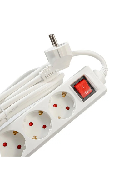 Spacer EXTENSION CORD 3X1.5MM 5 SOCKETS 3M SWITCH