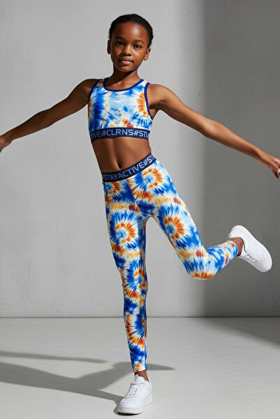 Colorinas Αθλητικό κολάν με σχέδια για κορίτσια Artletics