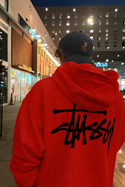 CLASSY.MODA Unisex Oversized 3 Thread Kangaroo Pocket K Hooded Back B Printed Casual Sports Style Comfortable Hoodie