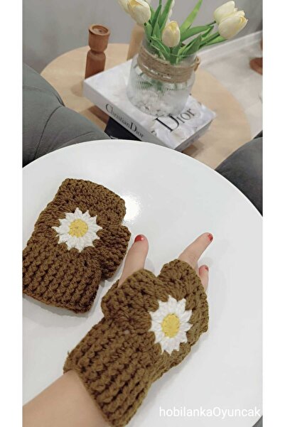 hobilanka قفازات محبوكة يدويًا