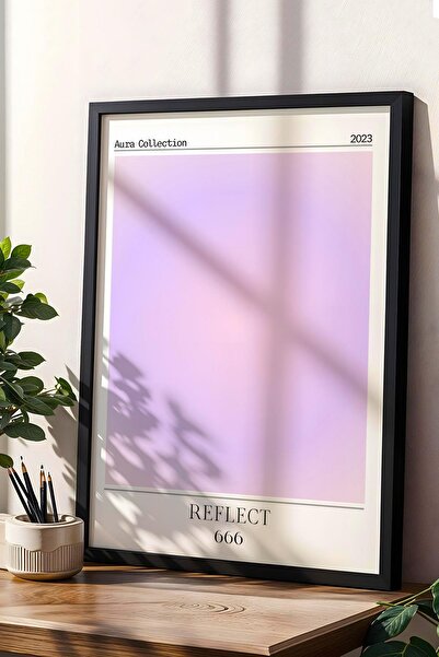 Saturn Angel No 666 Pictură înrămată cu ramă cu numere de înger care reflectă...