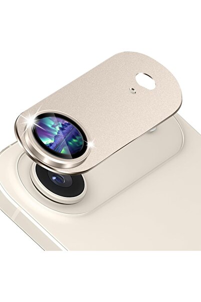 EDELFU آيفون إير (17 إير) - غطاء حماية معدني للكاميرا يغطي بالكامل مع لاصق متين