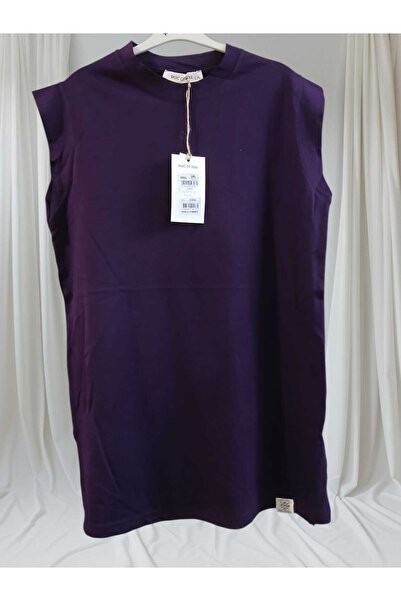 Soul Жіночий MOR Колір Бавовняний М'який Велосипедний Воротник Без Рукавів Розріз Деталі Пеньонка 307250