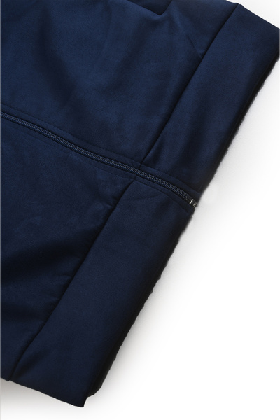 DeepSEA Ανδρικό μπουφάν με φερμουάρ σε μπλε ναυτικό χρώμα – ελαφρύ Slim Premium Coat 2504334