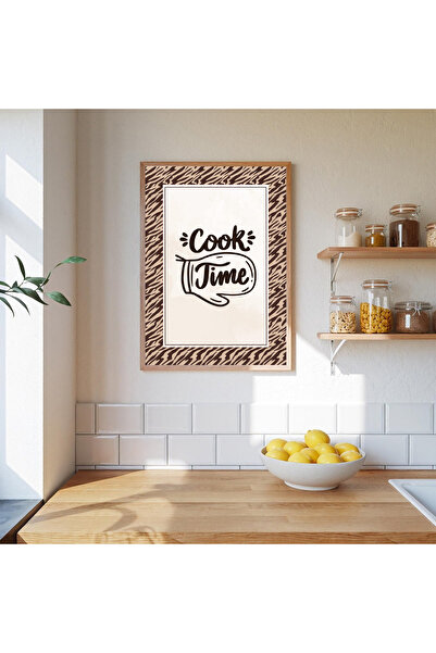 Dekorsiahome One Piece Wooden Framed Kitchen Corner Paintings Tk2568