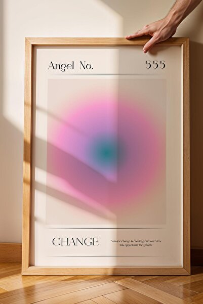 Saturn Angel No 555 Schimbarea numărului de înger în pictură înrămarește Aura...