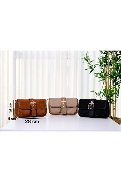 Boleine Twopocket Bag Sunideri/Suede Women's Bag Bl1495