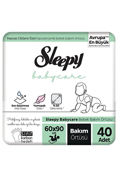 Sleepy غطاء العناية بالطفل من بيبي كير 10 قطع × 4 قطع