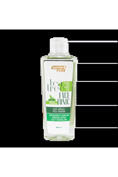 Softto Plus – Facial Tonic with Tea Tree Extract 200 ml