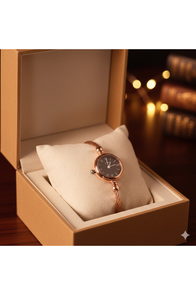 Feronnucci Roman Numeral Women's Bracelet Watch + Bracelet with Gift B218