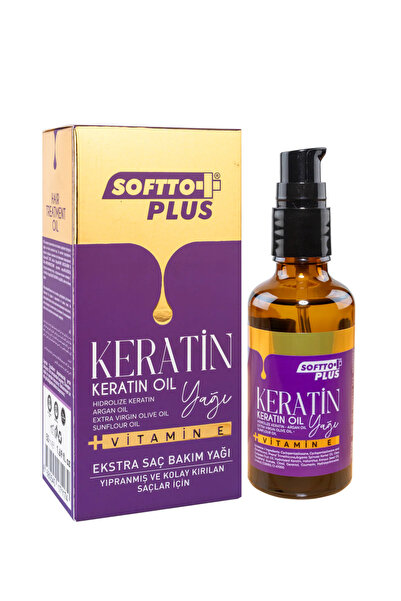 Softto Plus – Keratin Hair Oil – Nourishes and Repairs Hair