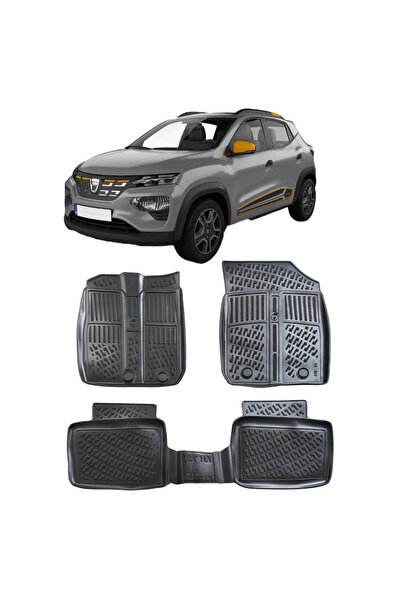 Umbrella Dacia Spring Electric 2022-2025 Set 4 covorase auto din cauciuc tip ...