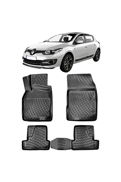 Umbrella Renault Megane 3 hatckback 2008-2016 Set 4 covorase auto din cauciuc...