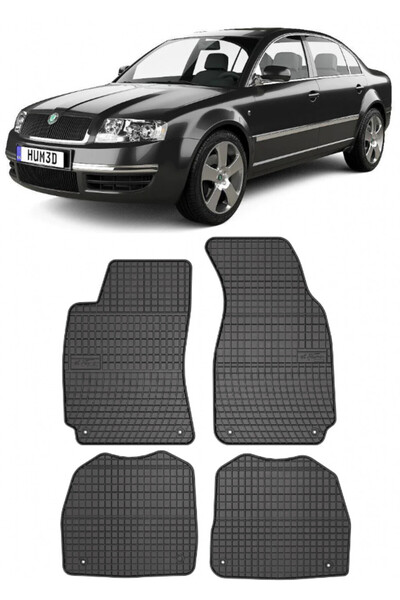 FroGum Skoda Superb I, Sedan, Din 2002 - 2008 , Set Covorase Auto Premium