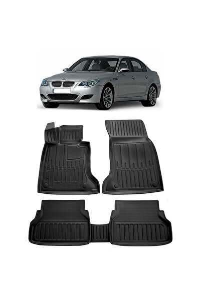 Umbrella Compatibil pentru Bmw 5 (E60) 2Wd (2003-2010) Set covorase auto cauc...