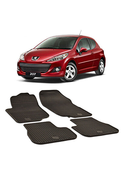 Umbrella Compatibilitate Peugeot 207 (2006-2012) Set 4 covorase auto cauciuc Urban Line
