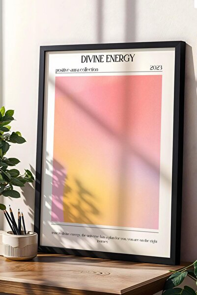 Saturn Pictură înrămată cu energie divină Culorile aură a energiei divină